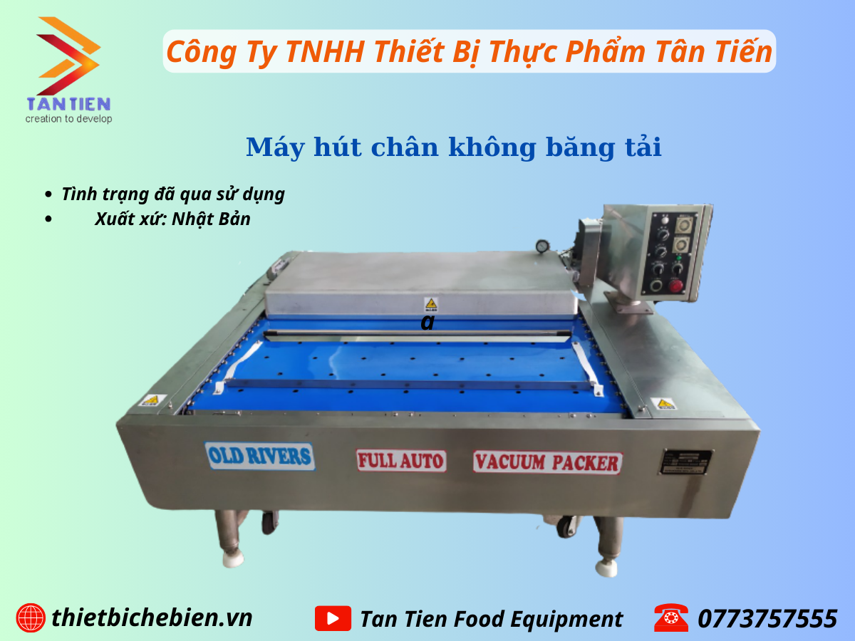 Thanh lý máy hút chân không băng tải Nhật Bản