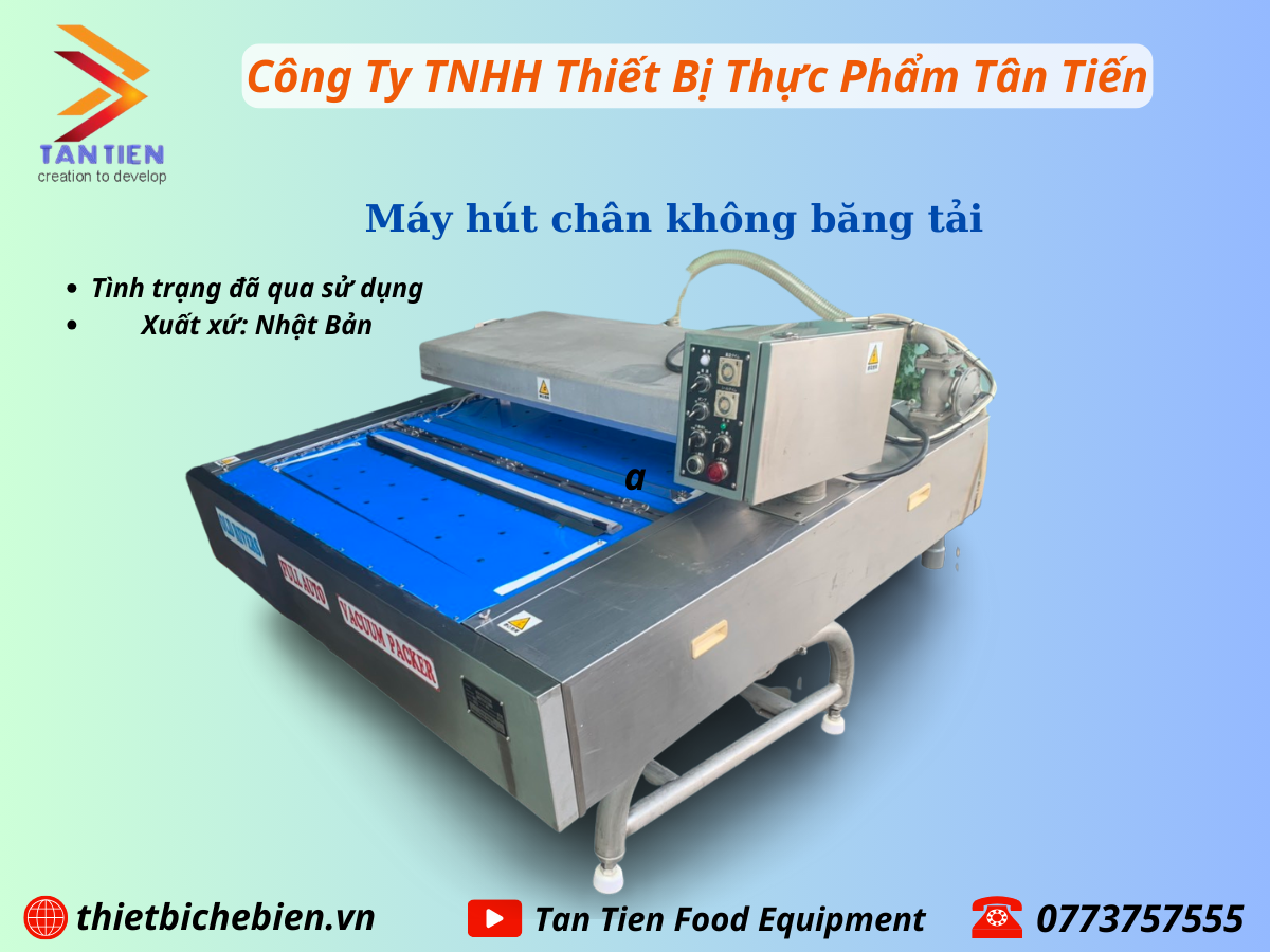 Thanh lý máy hút chân không băng tải Nhật Bản