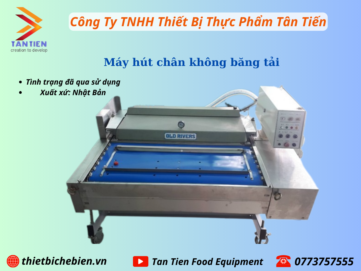 Thanh lý máy hút chân không băng tải Nhật Bản