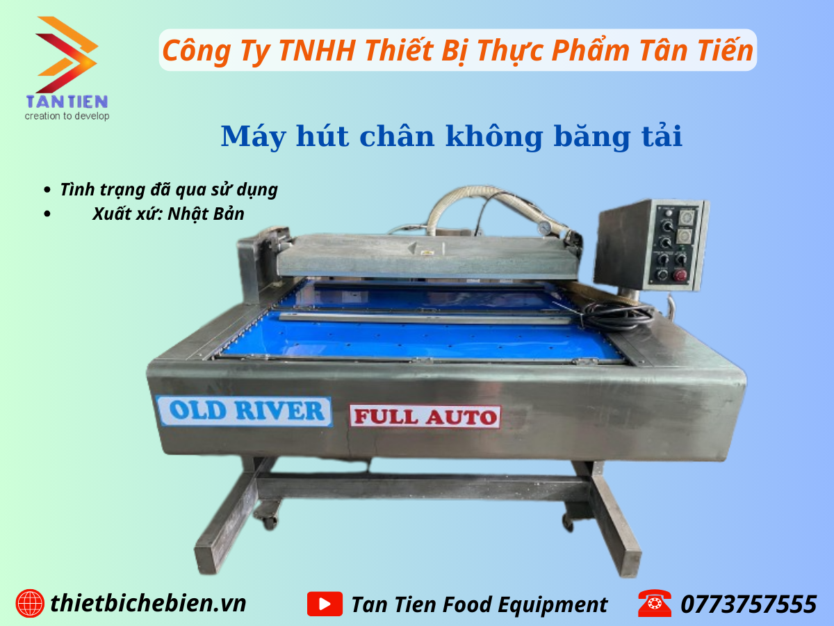 Thanh lý máy hút chân không băng tải Nhật Bản