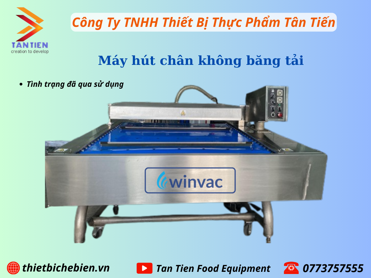 Thanh lý máy hút chân không băng tải Nhật Bản