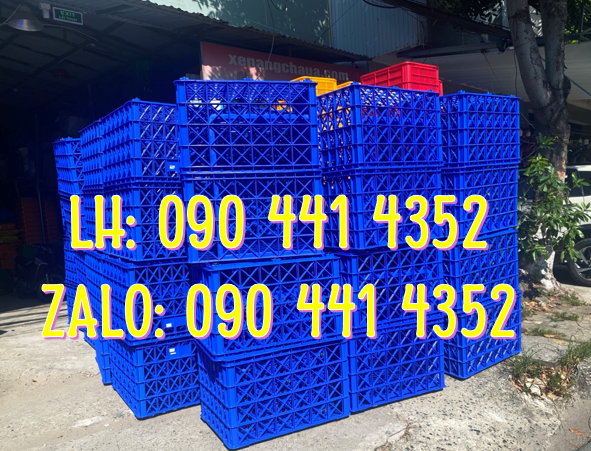 Rổ nhựa công nghiệp, bán sọt nhựa đựng trái cây,sóng hở đựng hàng hoá