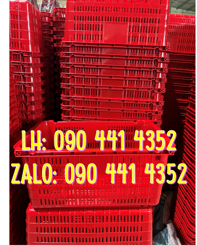 Rổ nhựa công nghiệp, bán sọt nhựa đựng trái cây,sóng hở đựng hàng hoá