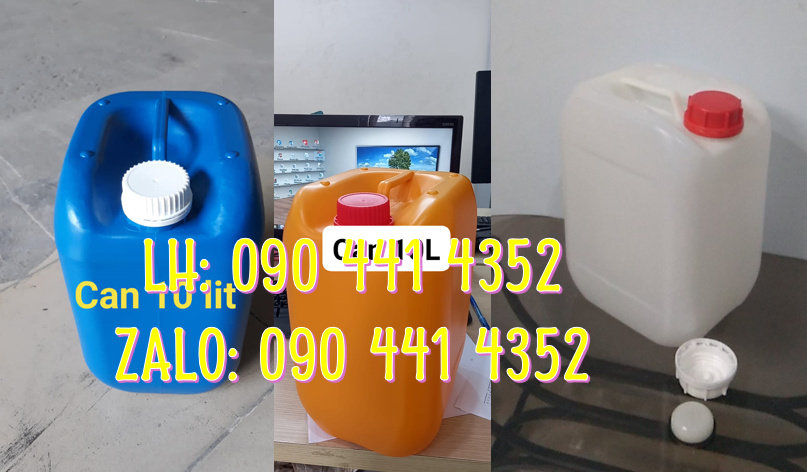 Gía can nhựa 30 lít vuông, can nhựa 25 lít vàng, thùng nhựa 20L vuông