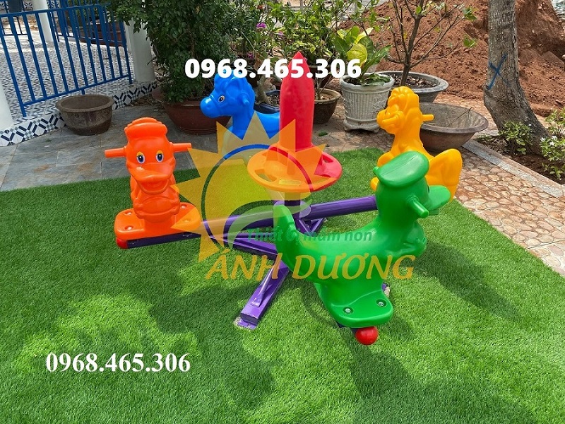 Mâm xoay đu quay trẻ em 4 chỗ ngồi, 6 chỗ ngồi chất lượng cao