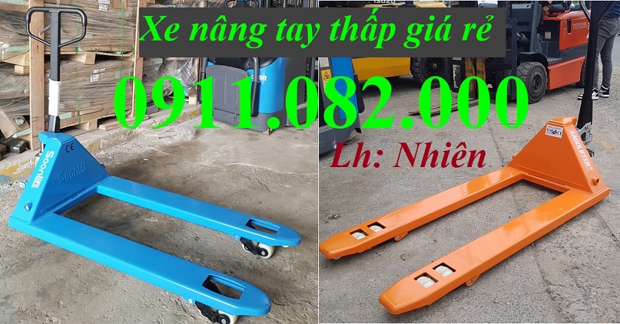 Xe nâng tay giá rẻ- xe nâng tay thấp 3 tấn-lh 0911082000