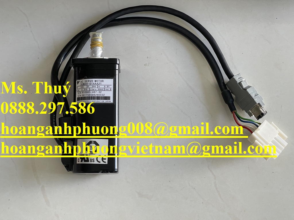 Servo motor Yaskawa - SGMAH-01AAA21 - Giao hàng toàn quốc