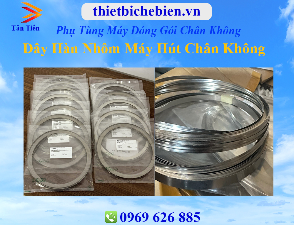 dây hàn nhôm máy hút chân không công nghiệp