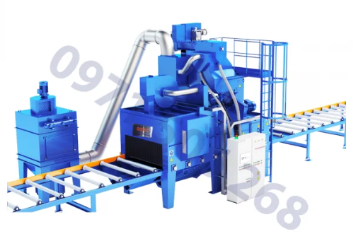 Rotec Máy phun bi băng tải con lăn Máy công nghiệp