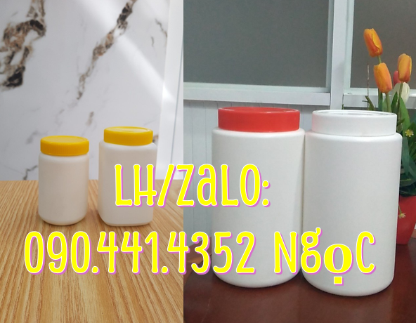 Hộp nhựa 2 ký quai, giá hủ nhựa 1kg tròn, hủ nhựa 500g đựng mực,