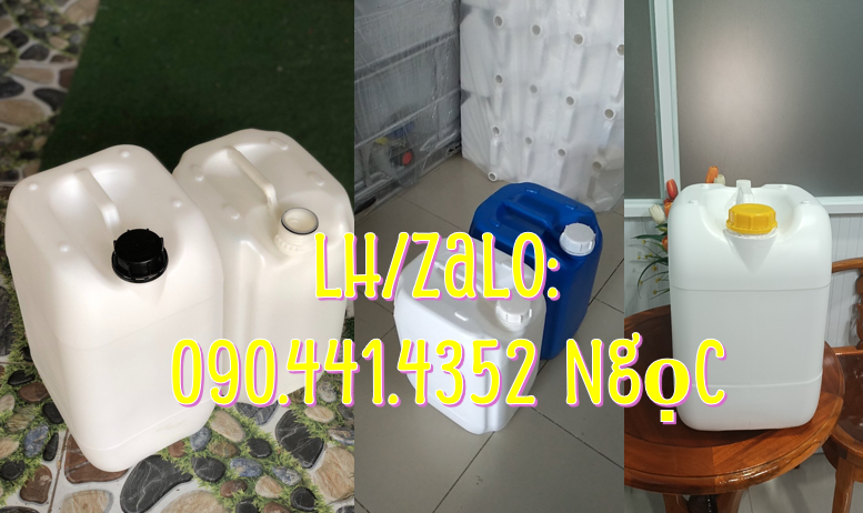 Thùng nhựa 30 lít đựng chất lên men, can 25 lít đựng vi sinh