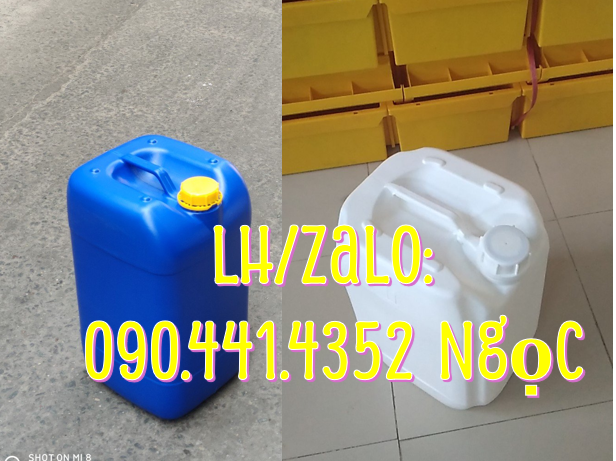 Thùng nhựa 30 lít mới, can nhựa 25 lít đựng mực, can nhựa 20 lít dày,
