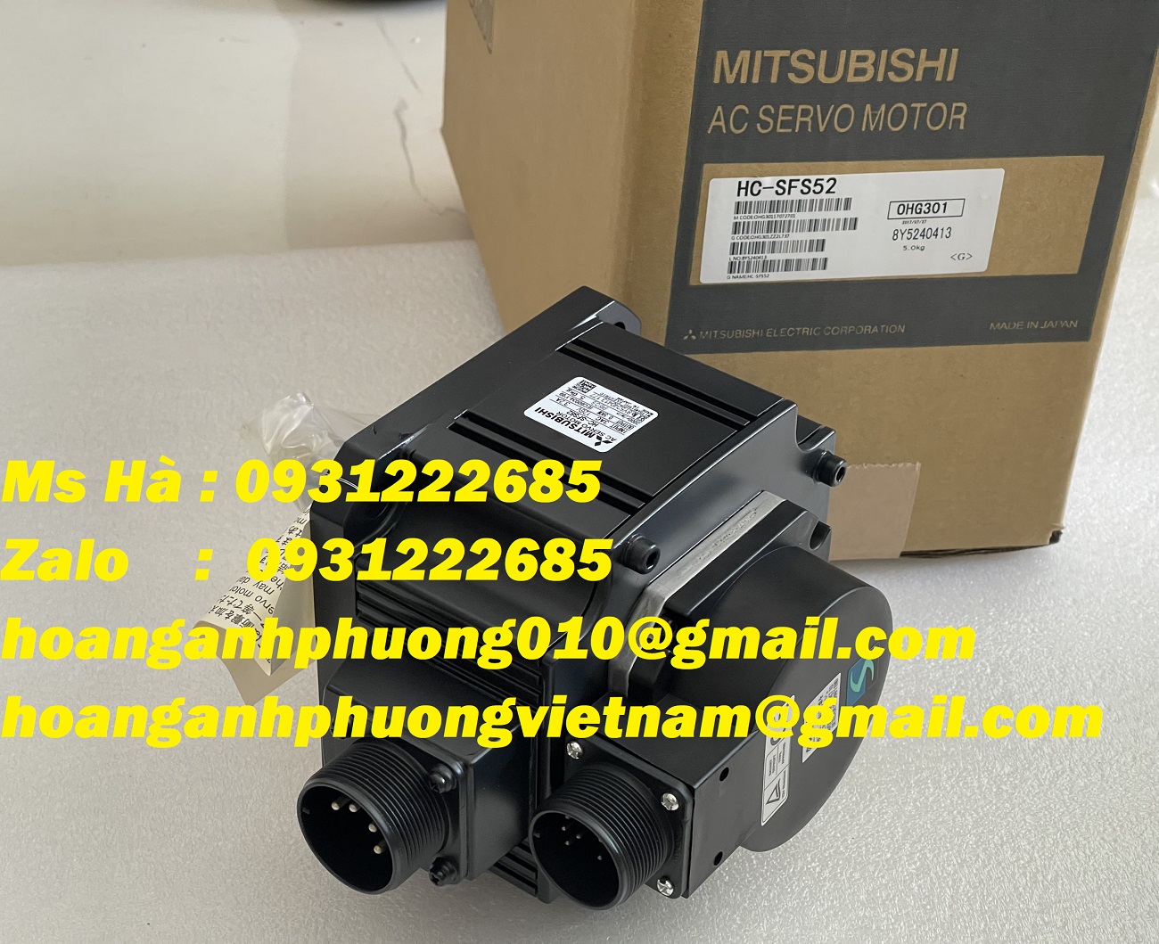 Mitsubishi  Động cơ mitsubishi HC-SFS52  Bình Dương