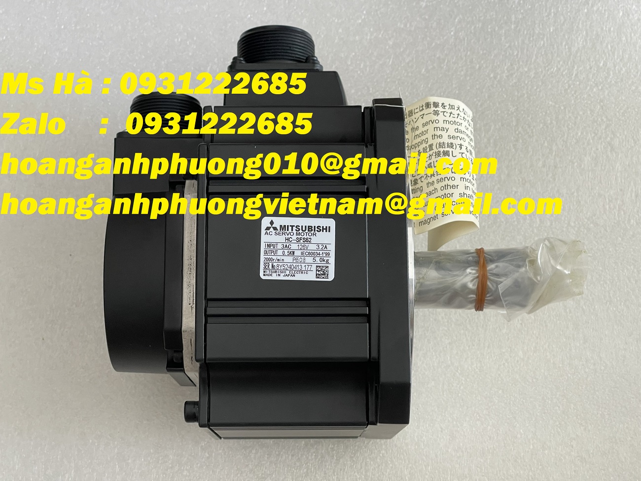 Mitsubishi  Động cơ mitsubishi HC-SFS52  Bình Dương
