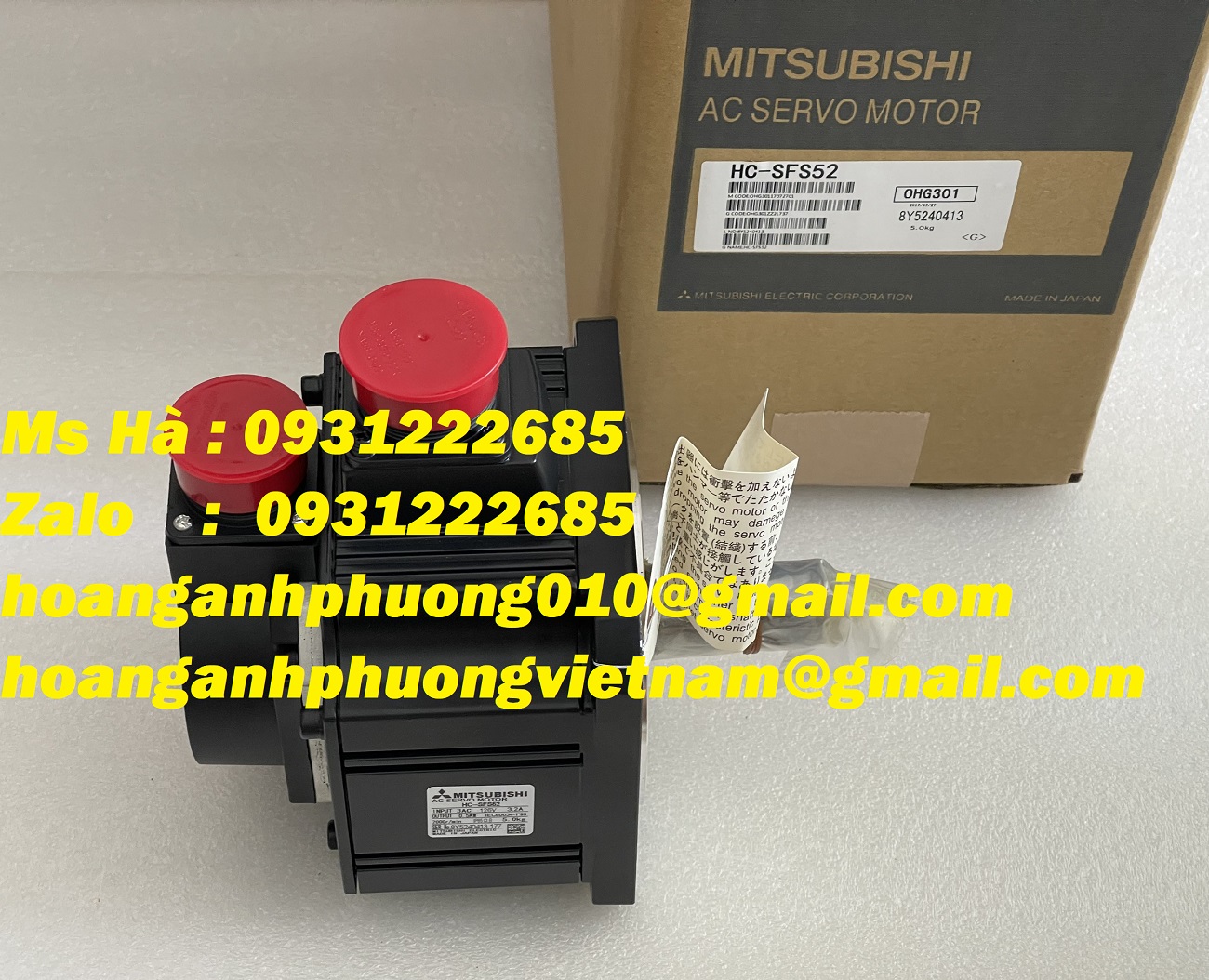 Mitsubishi  Động cơ mitsubishi HC-SFS52  Bình Dương