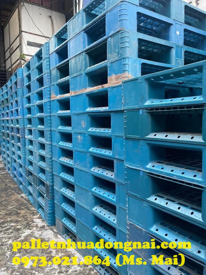 Pallet nhựa cũ Cà Mau giá siêu rẻ, liên hệ 0973021864