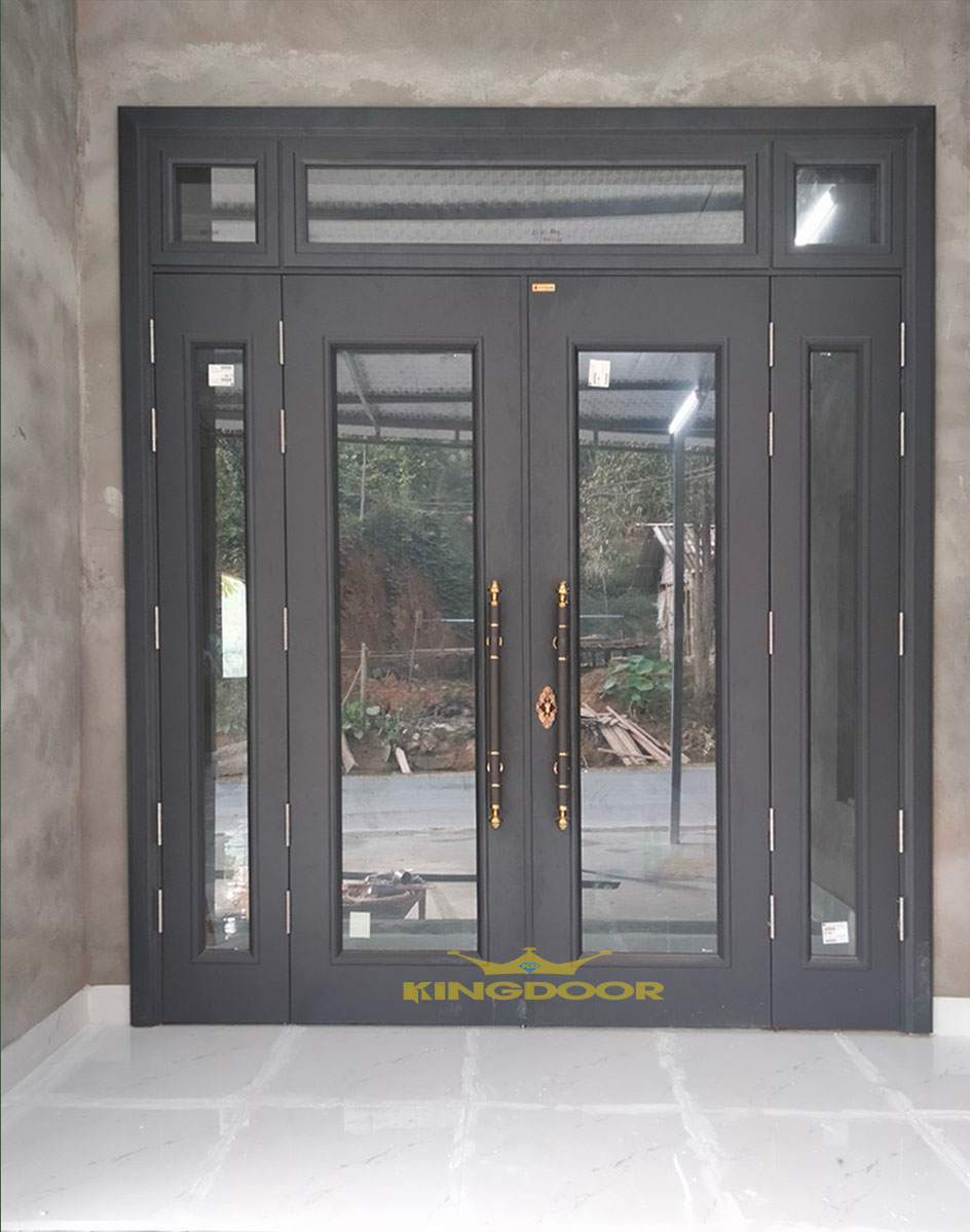 Cửa thép vân gỗ tại quận Tân Bình - TP HCM