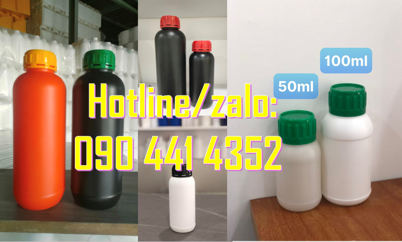 Sỉ chai nhựa 1 lít xanh, chai nhựa 500ml trắng, sx chai nhựa 250ml
