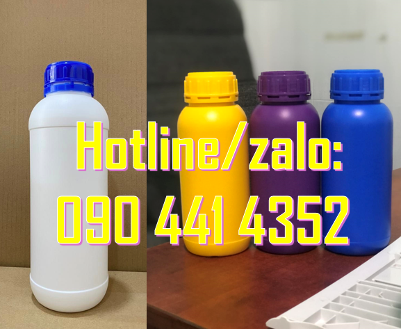 Sỉ chai nhựa 1 lít xanh, chai nhựa 500ml trắng, sx chai nhựa 250ml
