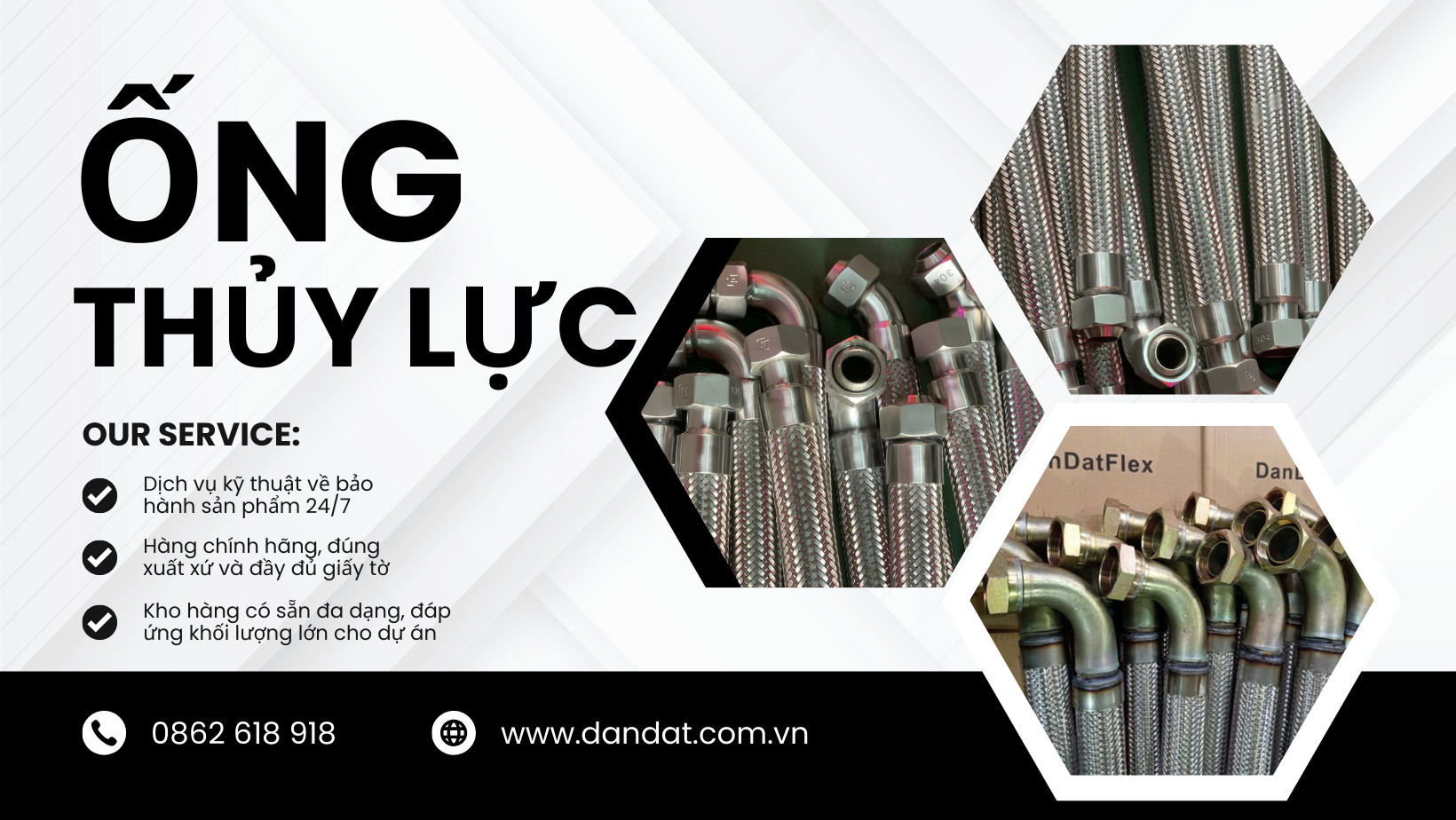 Ống Cao Su Thủy Lực Bọc Lưới Inox, Dây Tuy Ô Thủy Lực Đan Lưới Inox