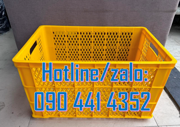 Sóng hở đựng rau củ sạch, sóng nhựa bít màu xanh dương có nắp,