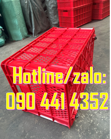 Sóng hở đựng rau củ sạch, sóng nhựa bít màu xanh dương có nắp,