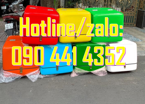 Thùng ship thuốc tây, thùng giao bánh kẹo, thùng chở hàng sau xe máy
