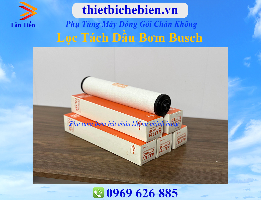 Lọc tách dầu bơm busch giá tốt tại hà nội