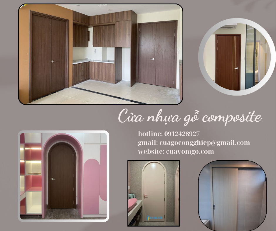 Giá cửa nhựa composite tại Bình Định- cửa chính hãng hiện đại