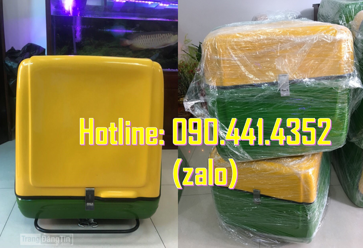 Thùng giao hàng chia ngăn, thùng ship hàng có giữ nhiệt