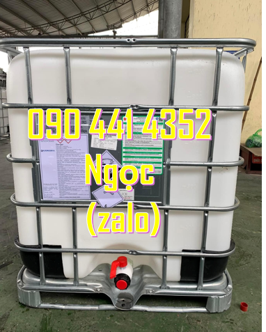 Tank nhựa ibc 1000 lít vuông, bồn nhựa vuông 1000 lít có khung thép