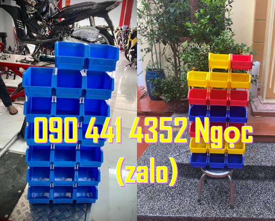 Kích thước kệ đựng dụng cụ A5, khay nhựa A6, kệ nhựa đựng ốc vít xanh