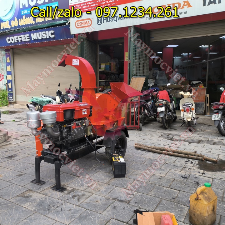 Máy băm cành đề nổ D33 Turbo TBB33 giá rẻ
