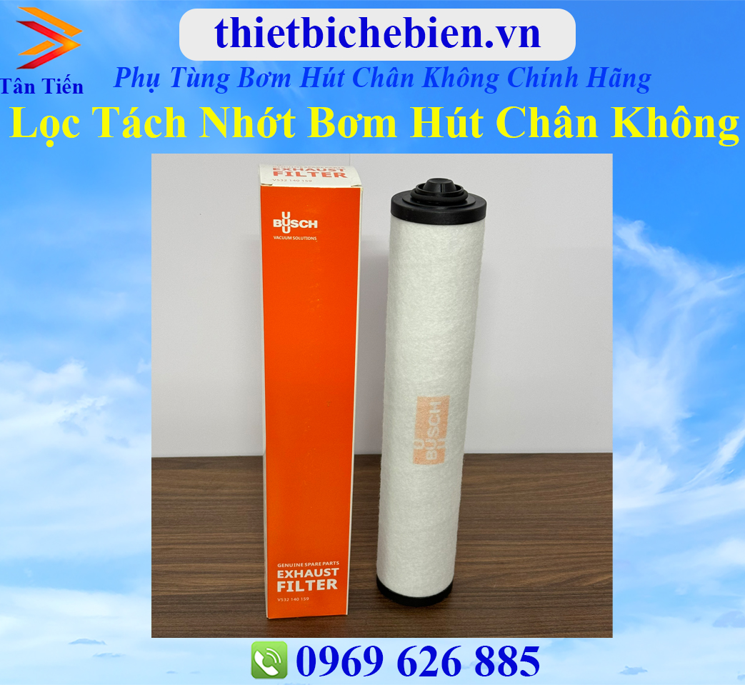 Lọc tách nhớt bơm hút chân không giá tốt