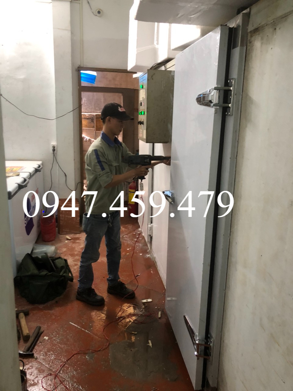 sửa kho lạnh trái cây, củ quả tại quảng nam, thay lốc kho lạnh tại QN