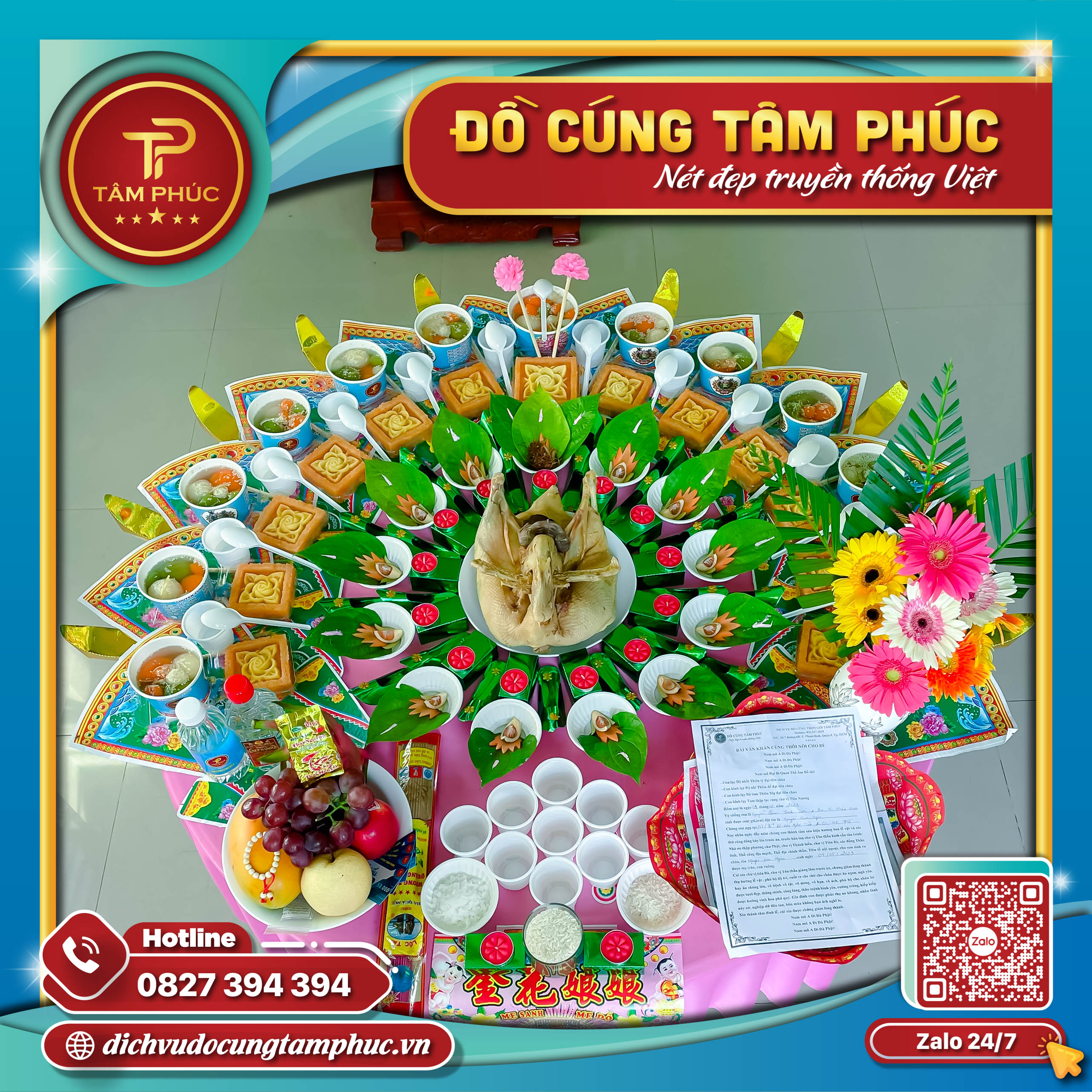 vai trò của 3 đức thầy trong mâm cúng mụ cho bé.