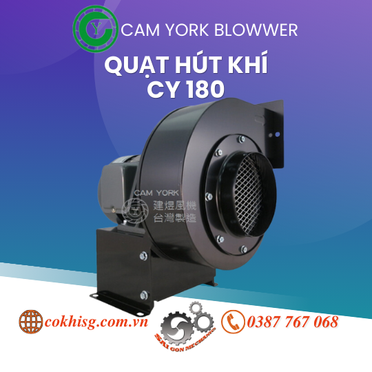 Quạt hút thổi khí CY-180 của hãng Camyork Đài Loan