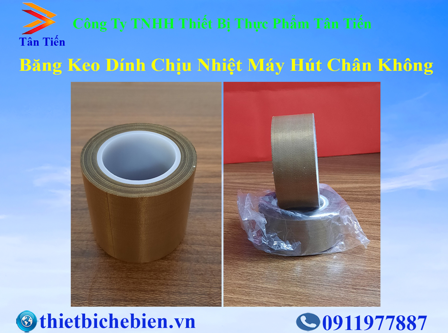 Băng keo dính chịu nhiệt máy hút chân không