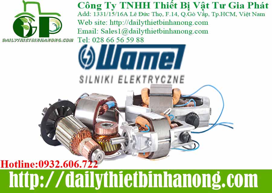 Động cơ điện WAMEL motor, bơm ly tâm, máy phát điện DC