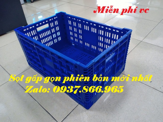 Sọt nhựa rỗng, sọt gấp gọn, sọt công nghiệp