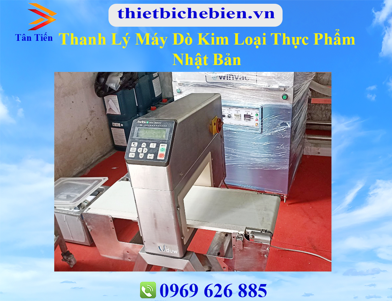 Thanh lý máy dò kim loại thực phẩm Nhật Bản