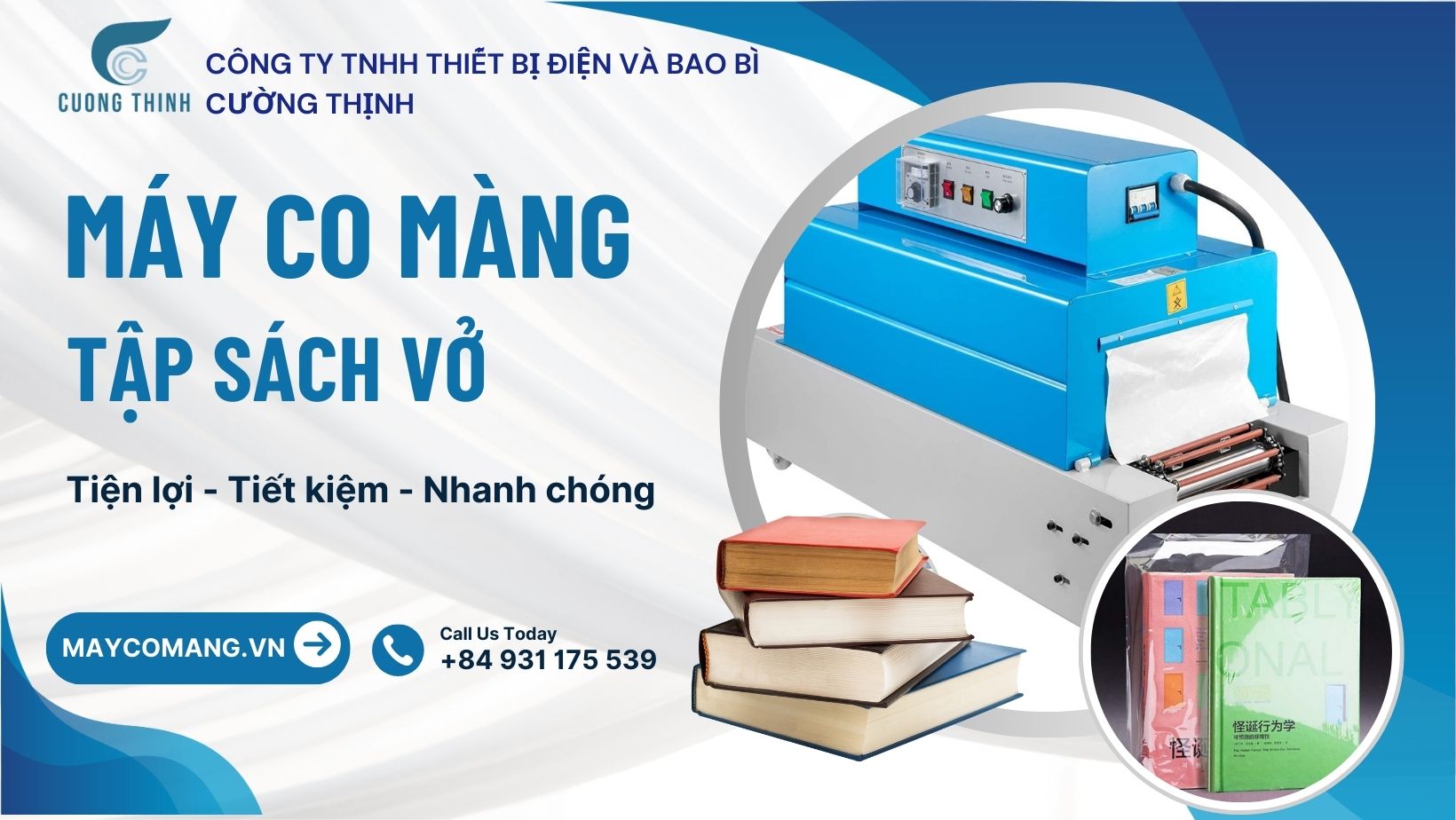 Máy co màng tự động - Cho SX văn phòng phẩm