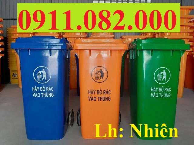 thùng rác 120 lít 240 lít giá rẻ-lh 0911082000