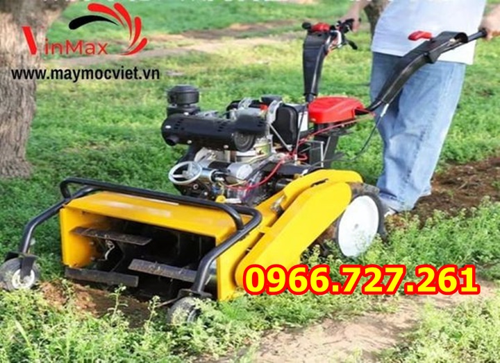 Máy xới đất, cắt cỏ trục băm, sạc cỏ vun luống giá rẻ