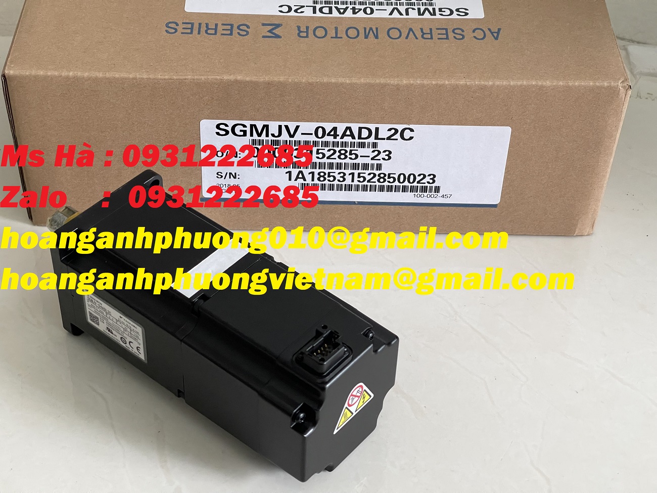 Mới 100% - bán tại bình dương dòng Servo SGMJV-04ADL2C Yaskawa