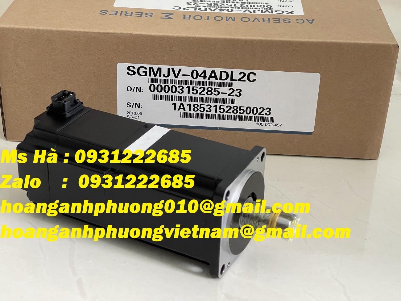 Mới 100% - bán tại bình dương dòng Servo SGMJV-04ADL2C Yaskawa