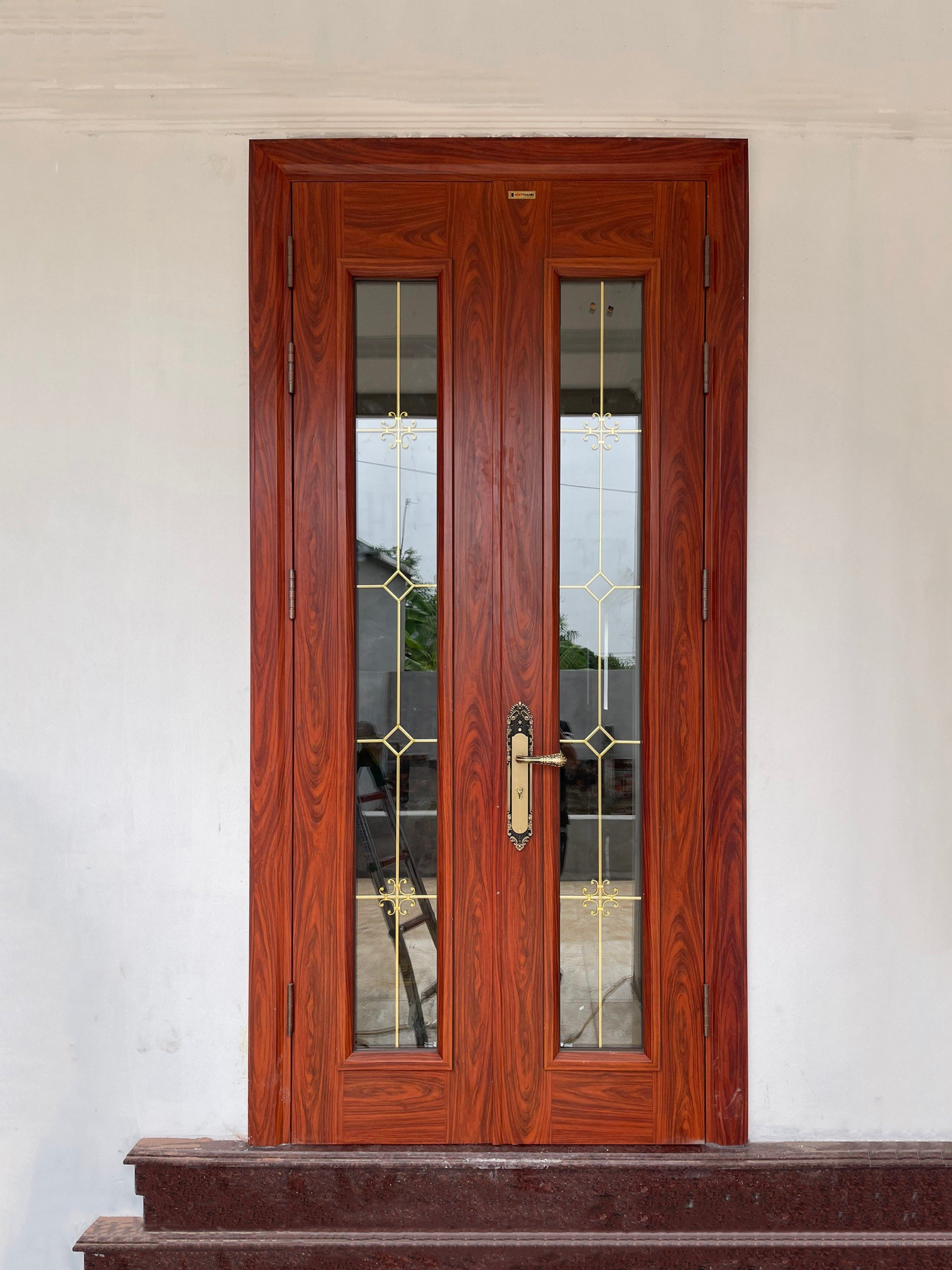Cửa thép vân gỗ tại Bình Thạnh - Tp HCM