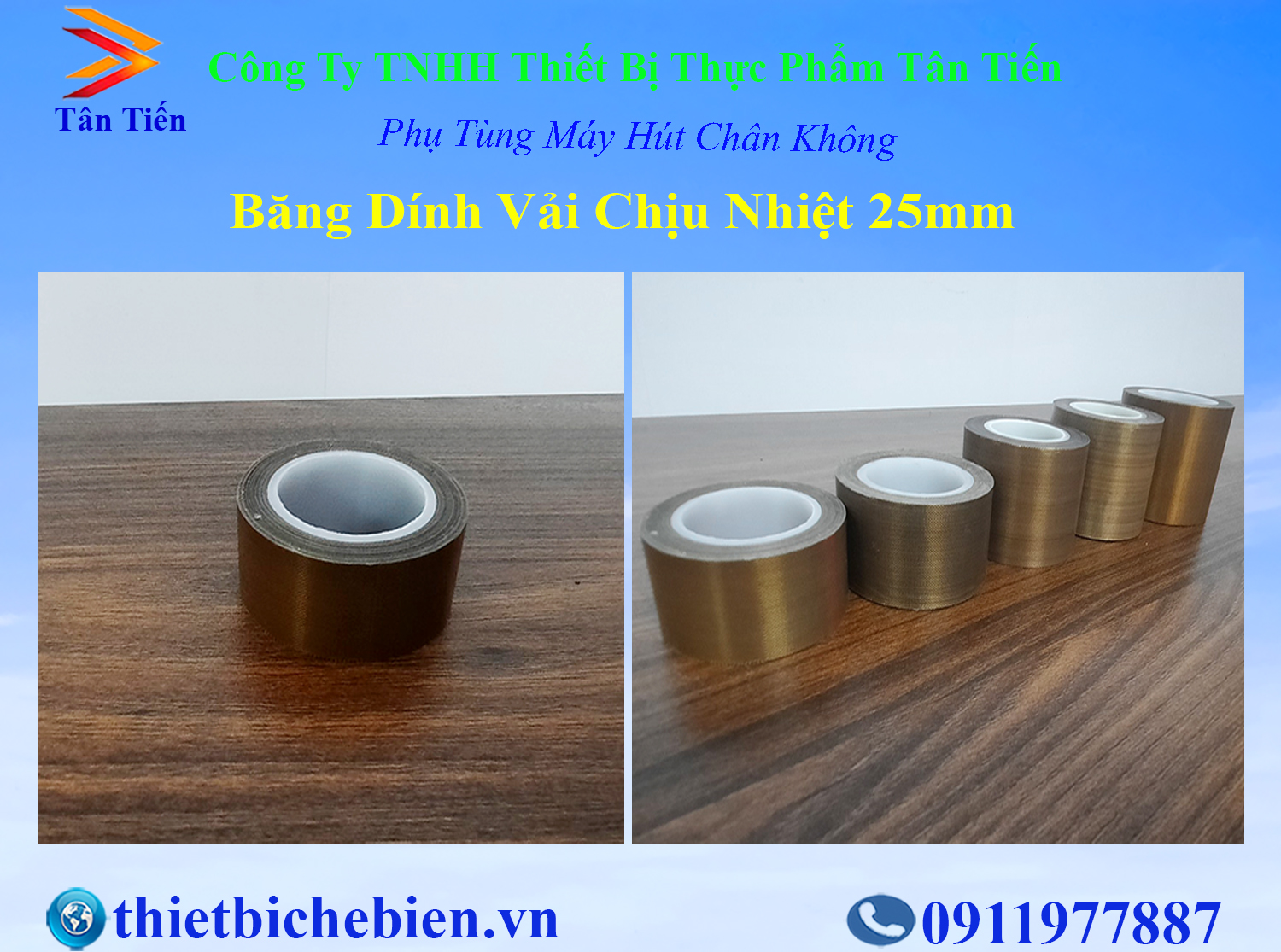 băng dính vải chịu nhiệt 25mm Trung Quốc