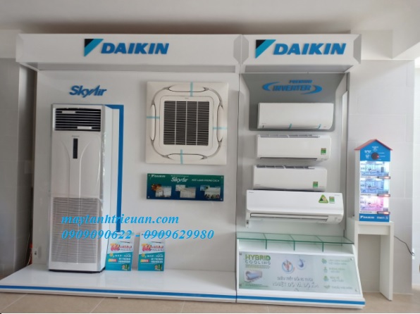 Nhà thầu bán thi công trọn gói máy lạnh tủ đứng Daikin 3.5hp