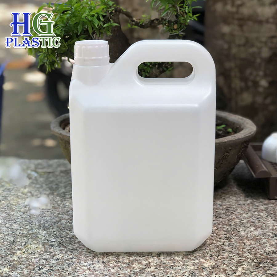 CAN 5LIT NHỰA HDPE  DẦY DẶN , CAN NHỰA HDPE